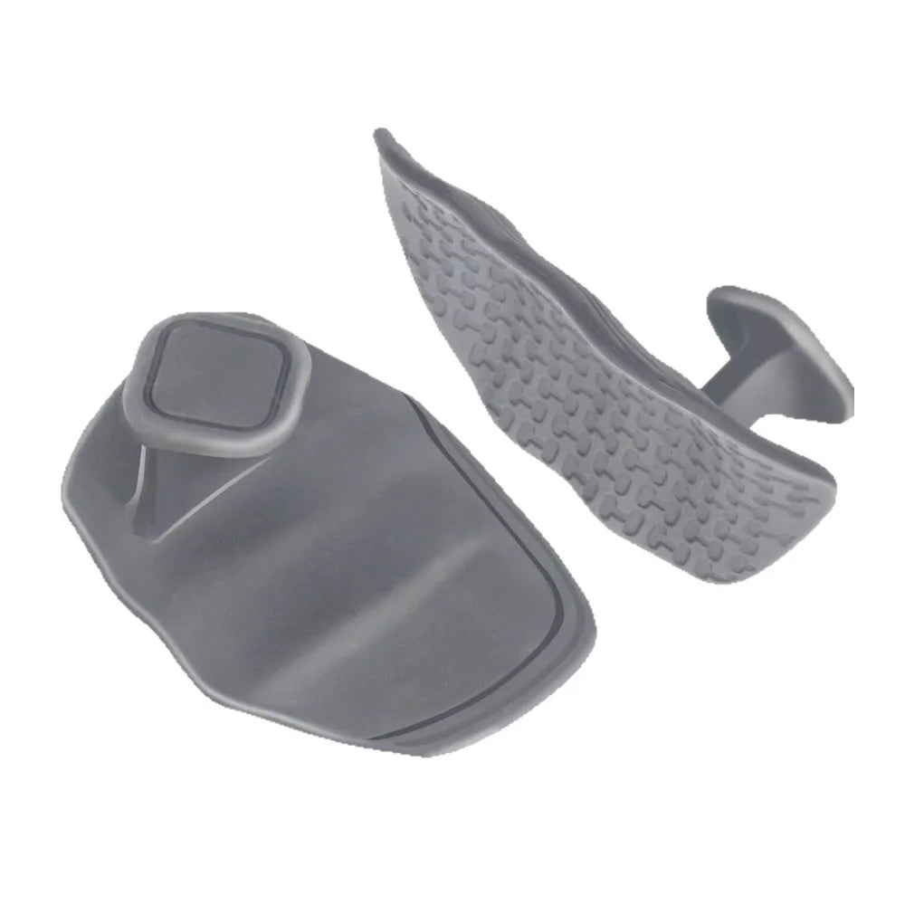 1 Pair Ergonomic Weight Lifting Grips Anti-slip Elastic Workout Gym Gloves Soft Silicone Silicone Palm Grips Build Muscle