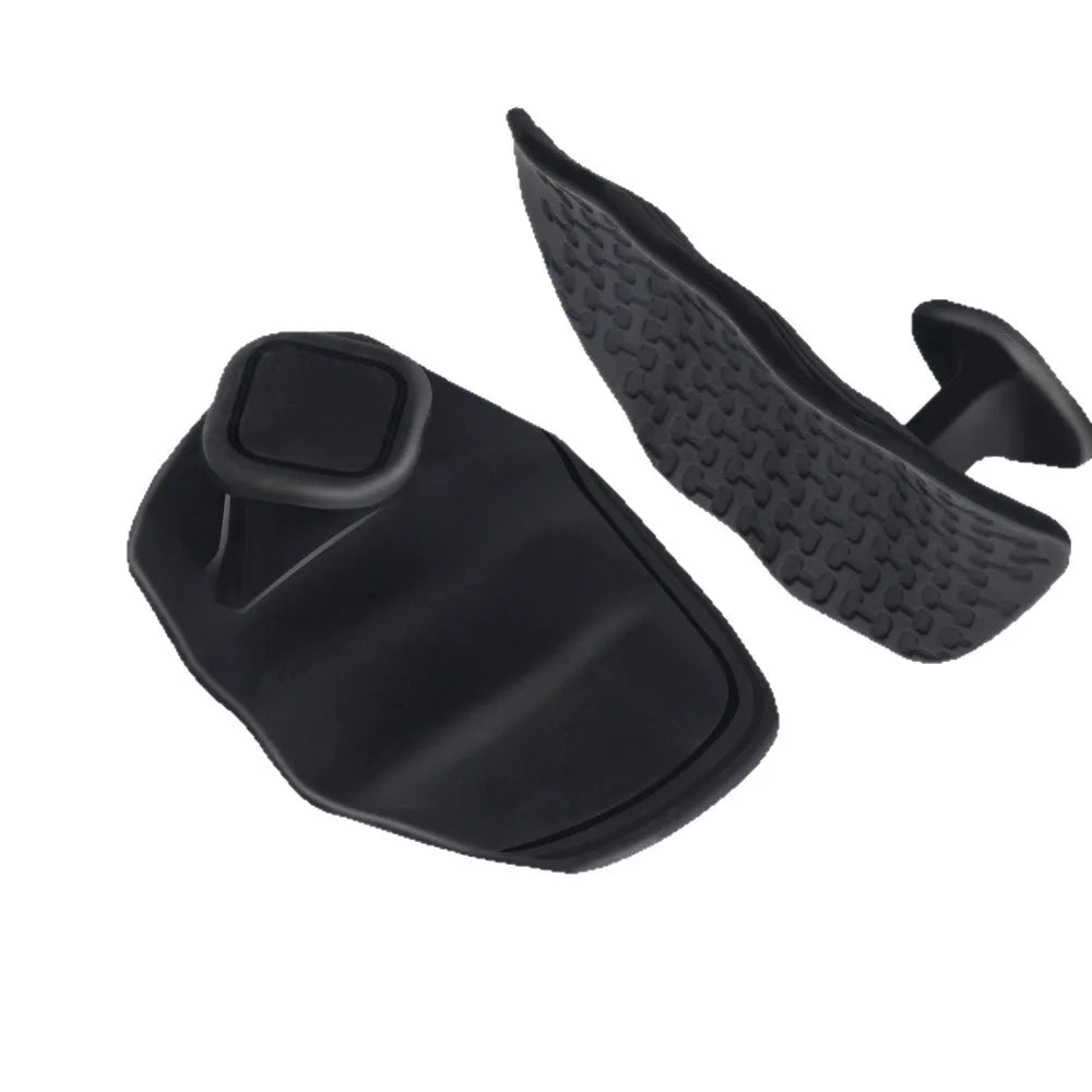 1 Pair Ergonomic Weight Lifting Grips Anti-slip Elastic Workout Gym Gloves Soft Silicone Silicone Palm Grips Build Muscle